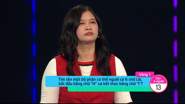 Câu hỏi Tiếng Việt: Bộ phận nào trên cơ thể người có 6 chữ cái. Bắt đầu bằng H, kết thúc bằng I? - Ảnh 1.