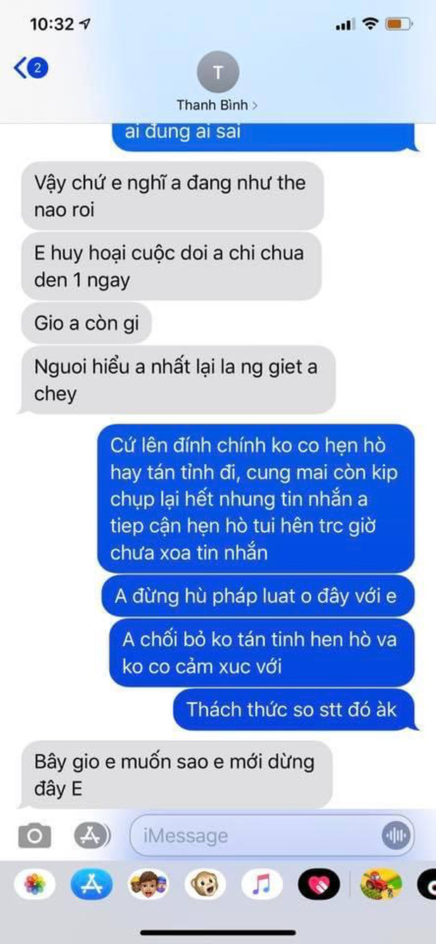 Thanh Bình lên tiếng phủ nhận mối quan hệ, cô gái phẫn nộ tung loạt tin nhắn chứng minh - Ảnh 3.