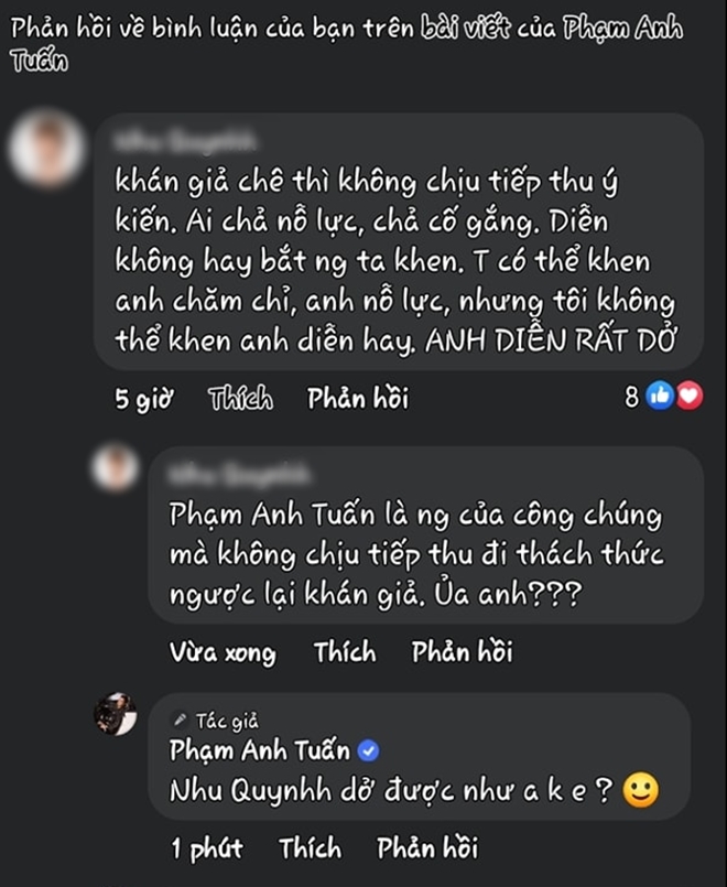 Bị chê diễn dở, nam chính đơ nhất phim Việt đáp trả đầy thách thức còn bị tố block luôn khán giả  - Ảnh 2.