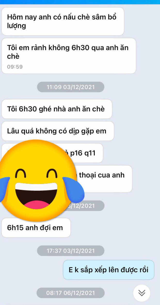 Ngày nào cũng rủ crush đến nhà ăn chè lúc 6h30, chàng trai có chiêu tán tỉnh độc nhất và cái kết tức điên - Ảnh 4.