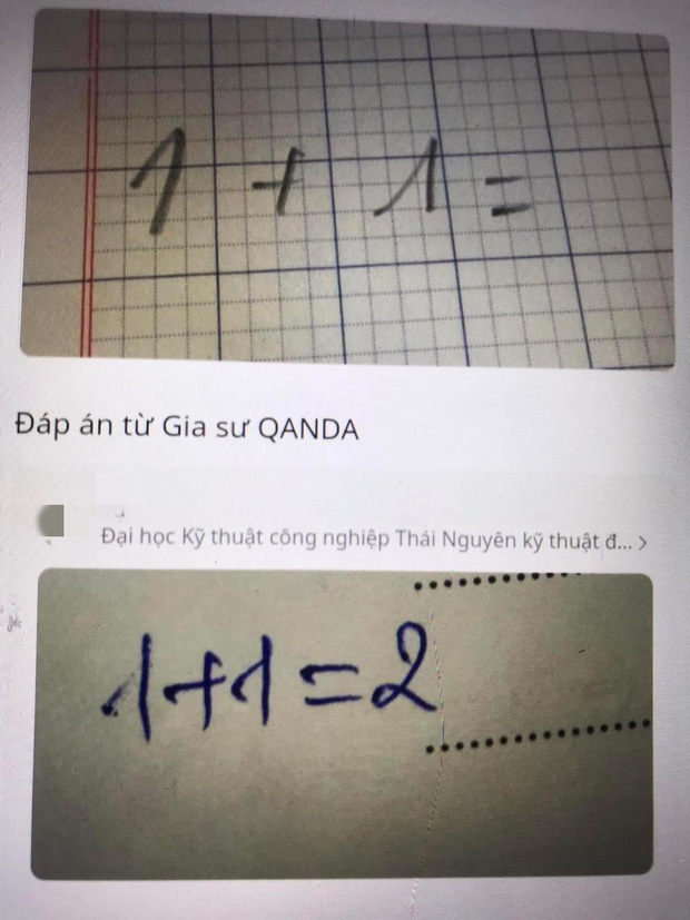 Nam sinh lên mạng hỏi 1 + 1 bằng bao nhiêu, kết quả gây ngỡ ngàng: Hoá ra lâu nay có thể tôi đã học sai cách? - Ảnh 1.