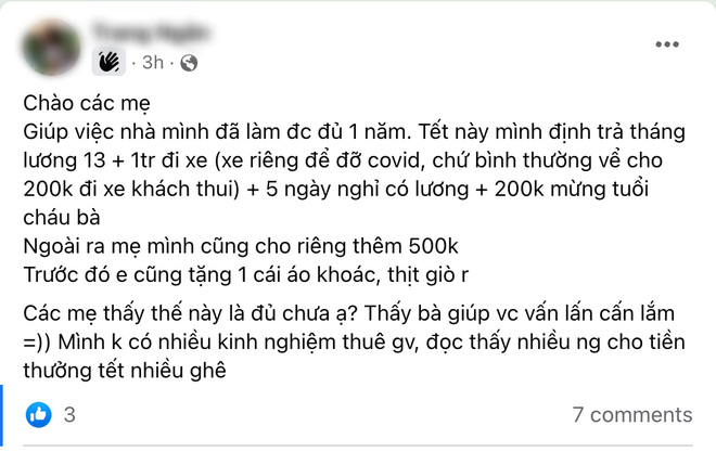 Đau đầu chuyện giúp việc ngày Tết: Trả 800k - 1,5 triệu đồng vẫn khó tìm người, lao công dọn nhà đắt sô kiếm tiền triệu mỗi ngày - Ảnh 1.