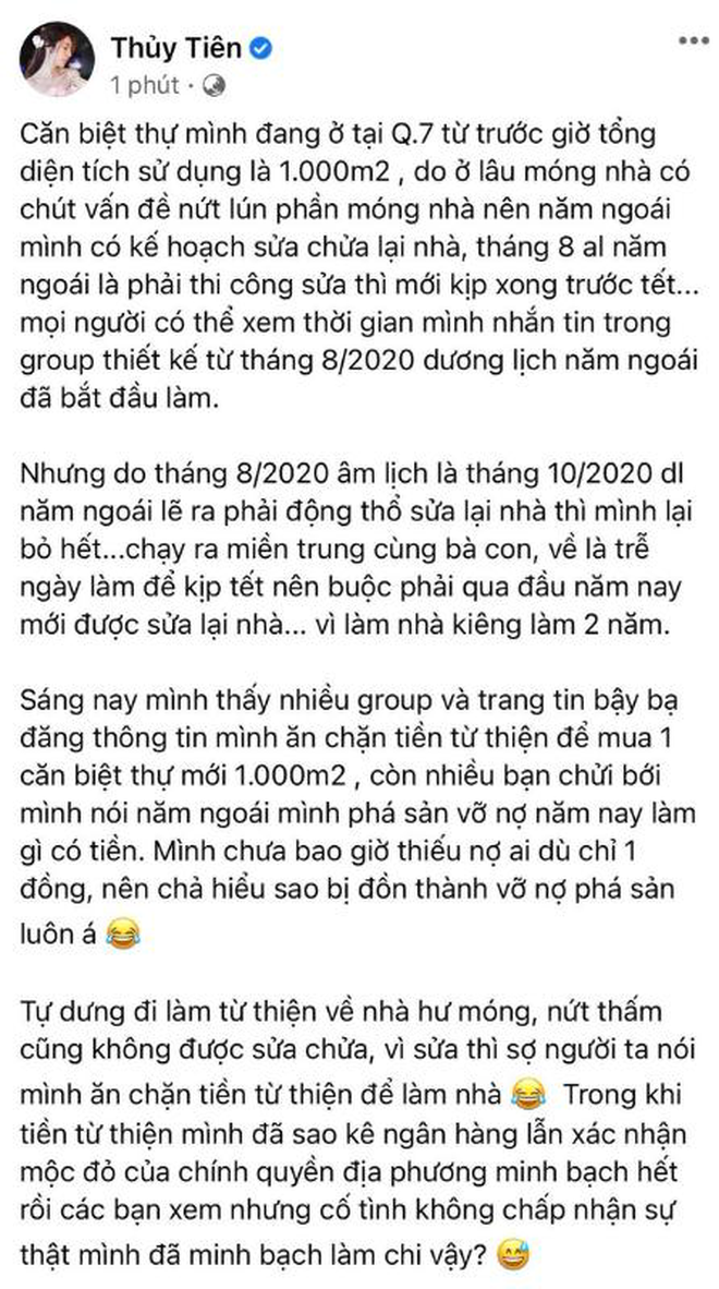 Rầm rộ tin vợ chồng Thuỷ Tiên - Công Vinh bị 70% hàng xóm đồng lòng khởi kiện? - Ảnh 5.