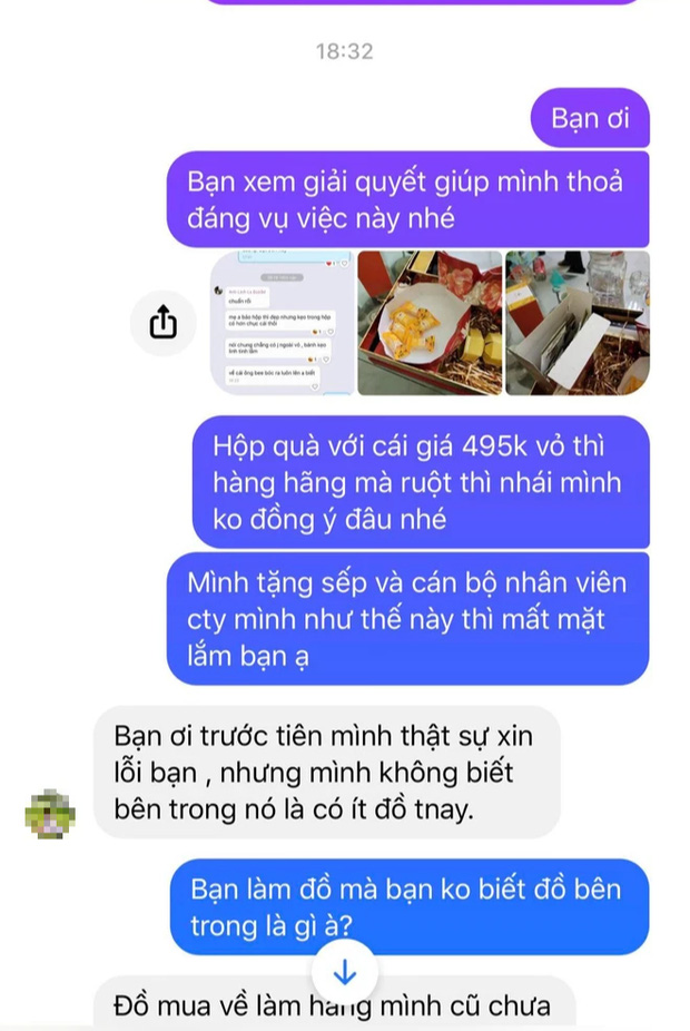 Chi 10 triệu mua phải bánh kẹo Tết fake, cô gái bức xúc khiếu nại thì bị chủ shop online mắng ngược: Tiền ít lại còn đòi hỏi! - Ảnh 6.