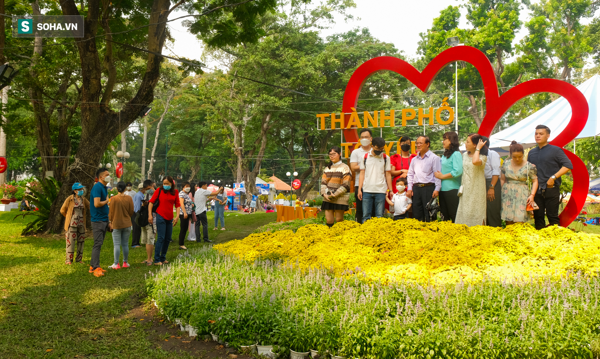 Dòng người háo hức lên đồ chơi Tết ở Hội hoa xuân Tao Đàn, nhiếp ảnh gia kín lịch chụp - Ảnh 7.