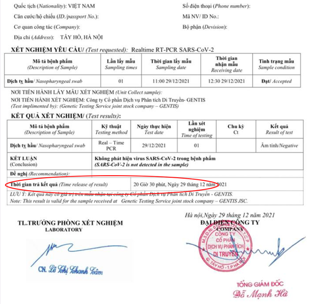 Cảnh báo mất tiền oan dịch vụ xét nghiệm PCR tại nhà: Quảng cáo vài tiếng có ngay, gần 1 tuần sau mới trả kết quả - Ảnh 5.