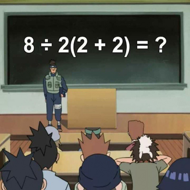 Câu hỏi toán tiểu học chia rẽ Internet thành 2 chiến tuyến: 8:2(2+2) = ? Đáp án nhiều khả năng không phải là con số bạn đang nghĩ - Ảnh 1.
