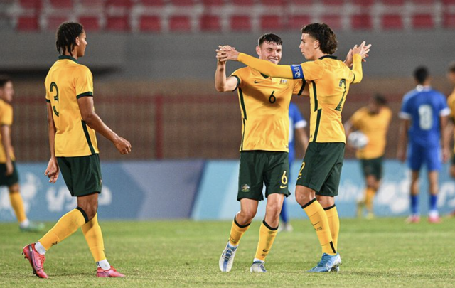 Giải châu Á: U20 Úc và U20 Iraq cùng nhau đại thắng, đẩy Thái Lan vào nguy cơ bị loại - Ảnh 2.