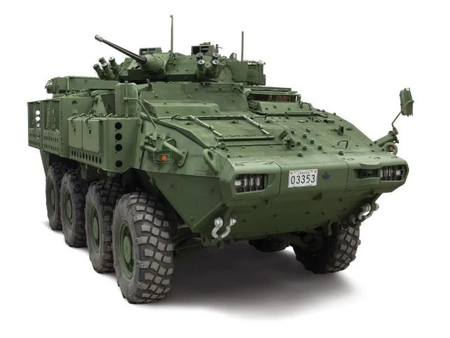 Thiết giáp LAV 6.0 Canada viện trợ cho Ukraine xuất hiện trên đường cao tốc Đức - Ảnh 1.