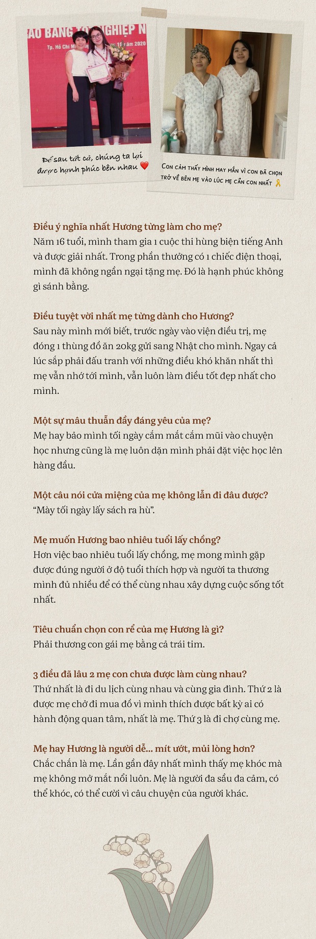 Cô gái từ bỏ học bổng ở Nhật Bản về nước vì hay tin mẹ mắc ung thư - Ảnh 9.