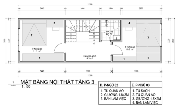  Thiết kế nhà 4 tầng cho gia đình 3 người theo phong cách tối giản  - Ảnh 3.