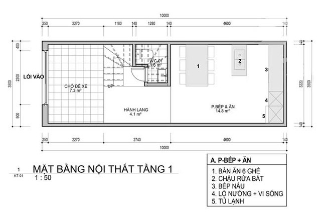  Thiết kế nhà 4 tầng cho gia đình 3 người theo phong cách tối giản  - Ảnh 1.