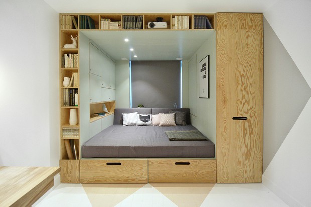9 phòng ngủ nhỏ ấn tượng vì có những giải pháp bố trí thông minh - Ảnh 4.