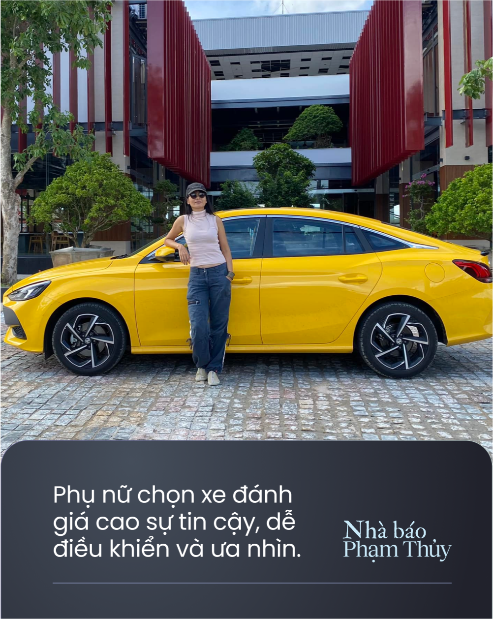 Nhà báo Phạm Thuỷ: Một số phụ nữ mua xe cho mình nhưng lại nhờ chồng, con chọn và xem xe dùm - Ảnh 1.