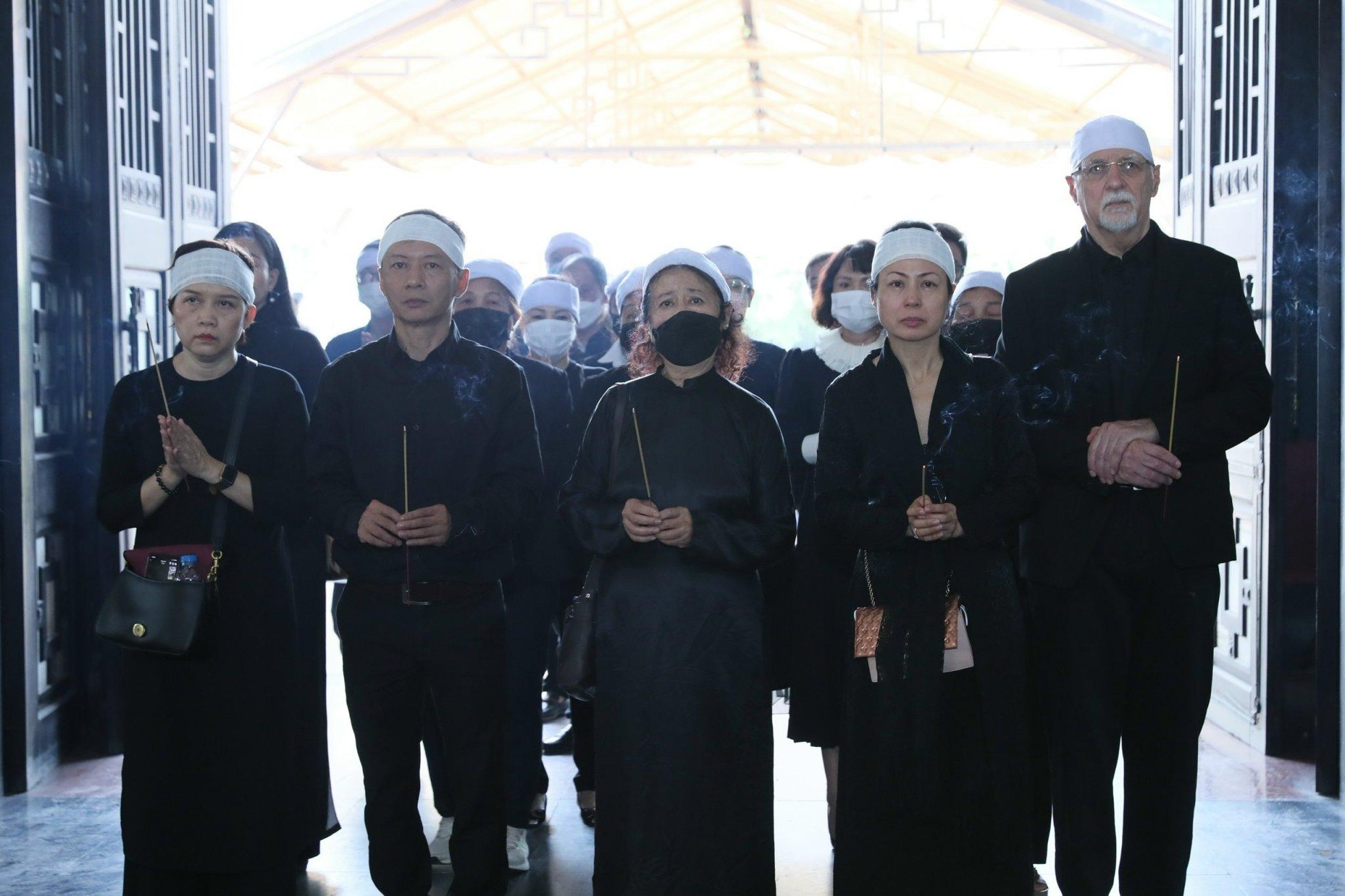 Lễ tang NSƯT Hà Văn Trọng - Ảnh 1.