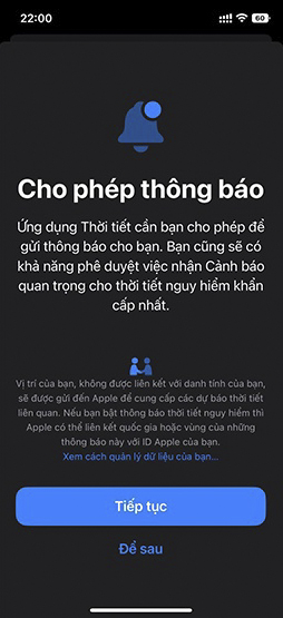 Cách bật cảnh báo thời tiết khắc nghiệt trên iPhone - Ảnh 2.