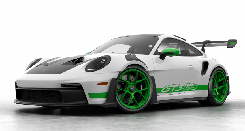 Khám phá Porsche 911 GT3 RS màu xanh Python - Ảnh 1.