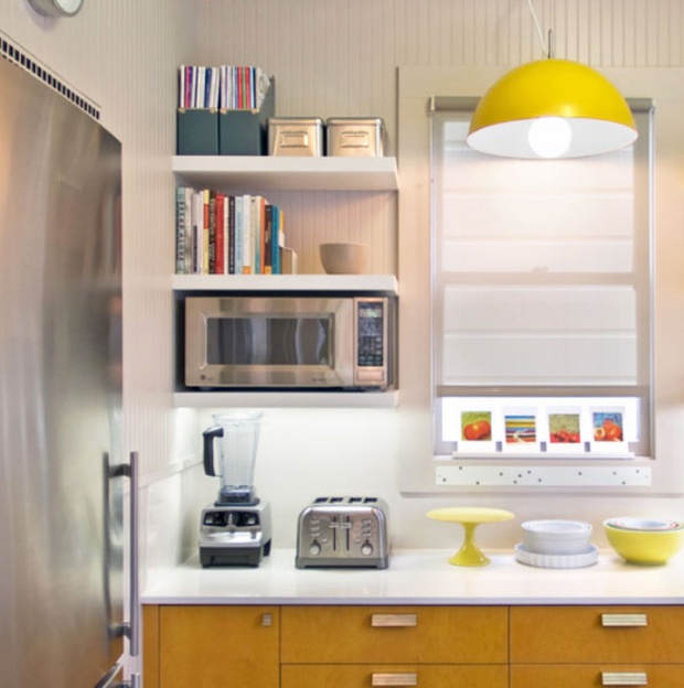 10 mẹo thông minh giúp phòng bếp nhỏ trở nên rộng thoáng - Ảnh 6.