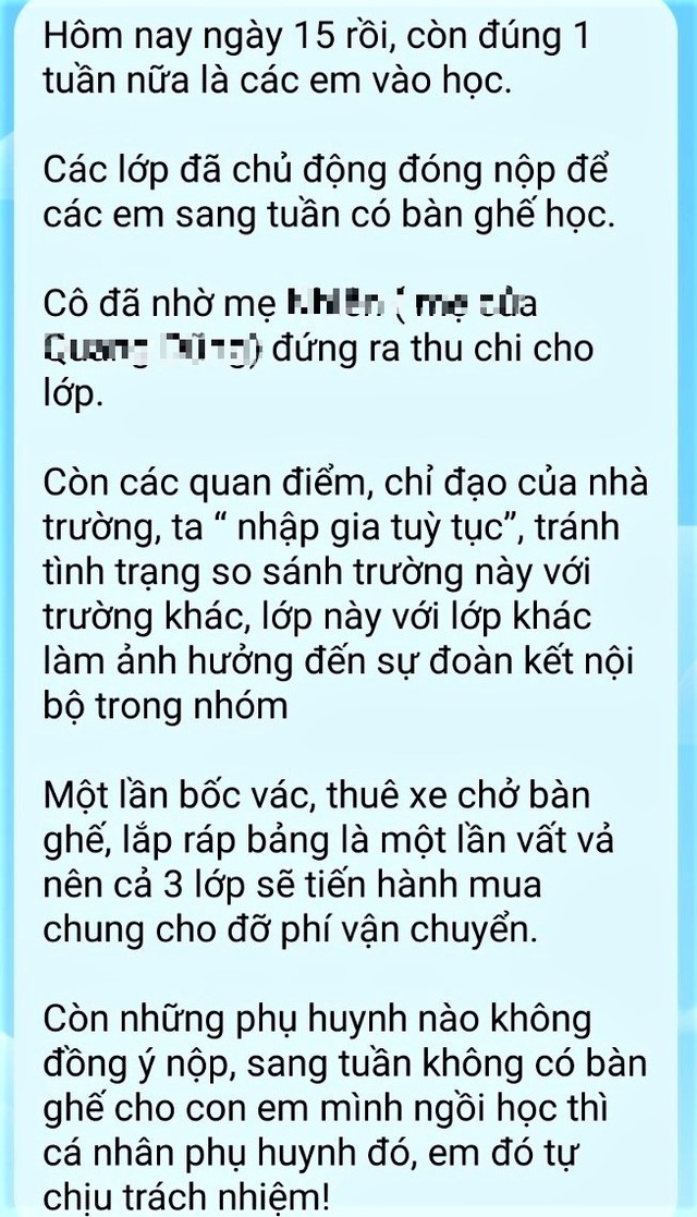 Phụ huynh ngã ngửa với những khoản thu - chi kỳ lạ đầu năm học mới - Ảnh 2.