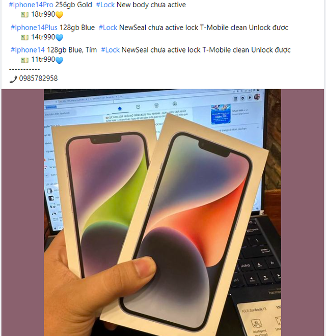  iPhone 14 lock chào bán với giá rẻ không tưởng  - Ảnh 2.