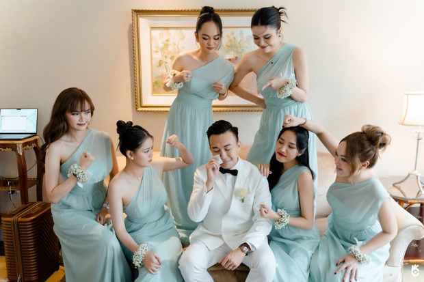 Ngân Anh và chồng biên tập viên khoe visual xịn xò cùng loạt khoảnh khắc hạnh phúc trong đám cưới - Ảnh 4.