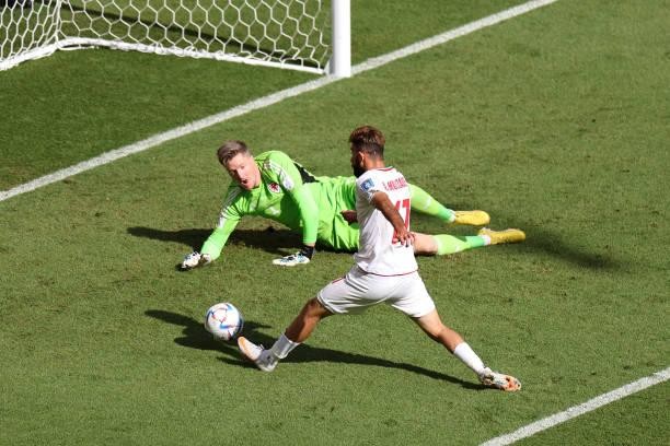 Trực tiếp World Cup 2022 Xứ Wales vs Iran 0-0 (h1): Iran bị VAR từ chối bàn thắng - Ảnh 1.