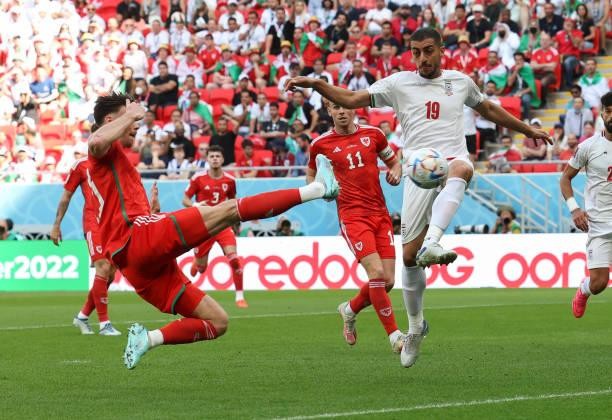 Trực tiếp World Cup 2022 Xứ Wales vs Iran 0-0 (h1): Iran bị VAR từ chối bàn thắng - Ảnh 1.