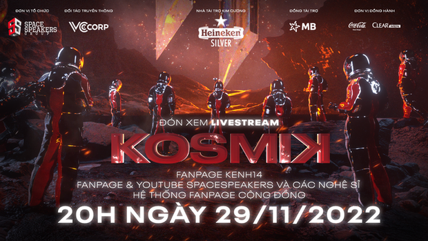 KOSMIK Live Concert sẽ được Mega Livestream một đêm duy nhất, SOOBIN - Binz - JustaTee có gì đáng chờ đợi? - Ảnh 8.
