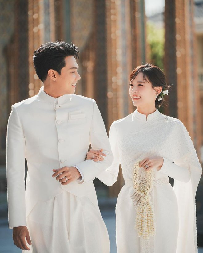 Hai sao Thái Lan kết hôn sau 13 năm hẹn hò - Ảnh 1.