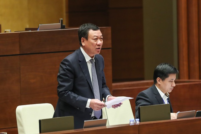 TRỰC TIẾP: Tổng Thanh tra Chính phủ Đoàn Hồng Phong trả lời chất vấn Quốc hội - Ảnh 2.