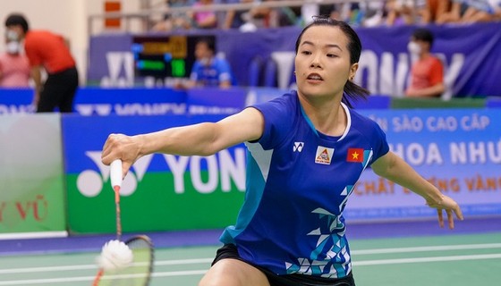 Hoa khôi cầu lông Nguyễn Thùy Linh lên ngôi vô địch giải quốc tế Đà Nẵng - Ảnh 1.