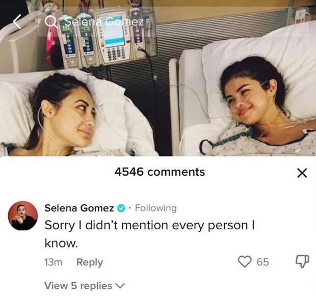  Bị mỉa mai, Selena Gomez trực tiếp đáp trả nghi vấn bỏ rơi cô bạn thân hiến thận - Ảnh 1.