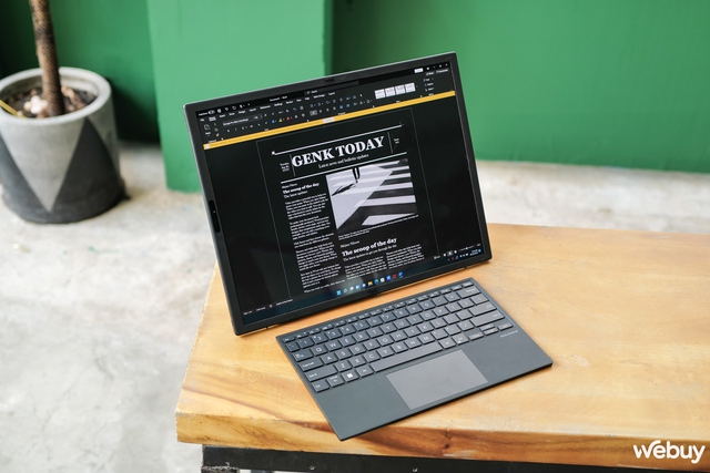 Trên tay laptop có thể gập đôi màn hình mà không hỏng đến từ nhà ASUS - Ảnh 10.