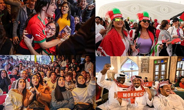 Thế giới Ả Rập và châu Phi phát cuồng vì chiến thắng lịch sử của Morocco - Ảnh 2.