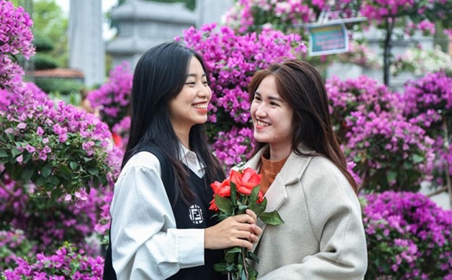 Gần 100.000 lượt người dự lễ hội hoa Mê Linh 2022 - Ảnh 6. Gần 100.000 lượt người dự lễ hội hoa Mê Linh 2022 - Ảnh 6.