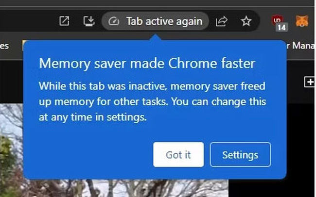 Trình duyệt Chrome có thêm tính năng tiết kiệm pin và bộ nhớ - Ảnh 1.