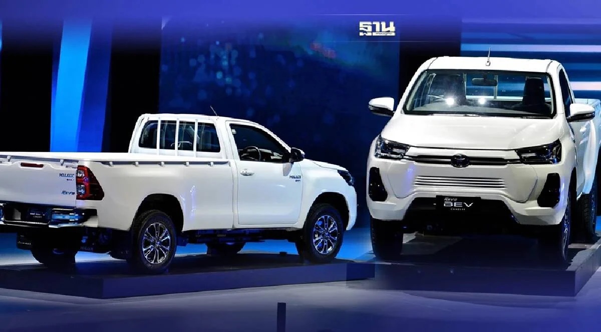 Toyota chơi lớn tung concept Toyota Hilux thuần điện tại Thái Lan - Ảnh 2.