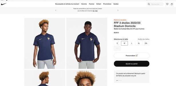 Hãng Nike bán áo mừng Pháp vô địch ngay trước trận chung kết World Cup 2022? - Ảnh 1.