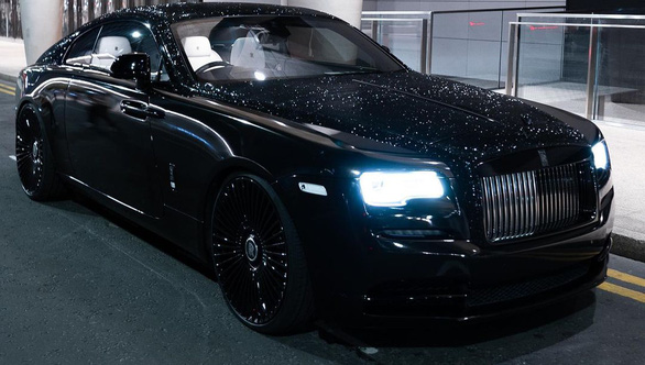 Rolls-Royce Wraith với lớp áo pha lê lấp lánh như trời sao - Ảnh 1.