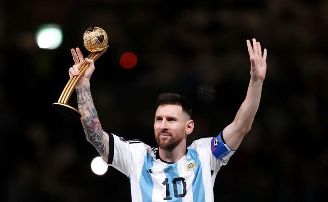 Lionel Messi đoạt danh hiệu Quả bóng vàng World Cup 2022 - Ảnh 1.
