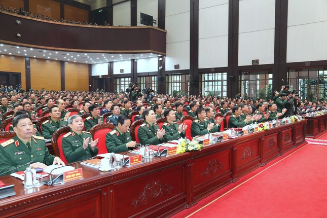 Tổng Bí thư Nguyễn Phú Trọng dự và chỉ đạo Hội nghị Quân chính toàn quân - Ảnh 5.