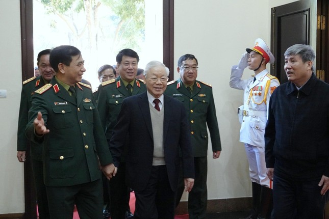 Tổng Bí thư Nguyễn Phú Trọng dự và chỉ đạo Hội nghị Quân chính toàn quân - Ảnh 3.
