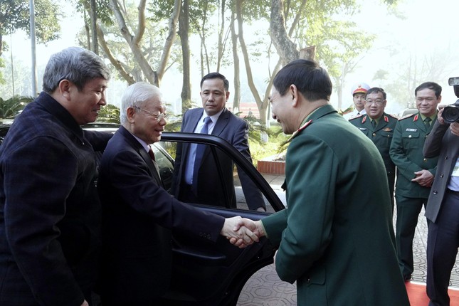 Tổng Bí thư Nguyễn Phú Trọng dự và chỉ đạo Hội nghị Quân chính toàn quân - Ảnh 1.