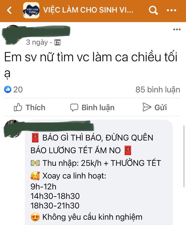  Kiếm tiền tiêu Tết, sinh viên tránh sập bẫy làm thêm - Ảnh 2.