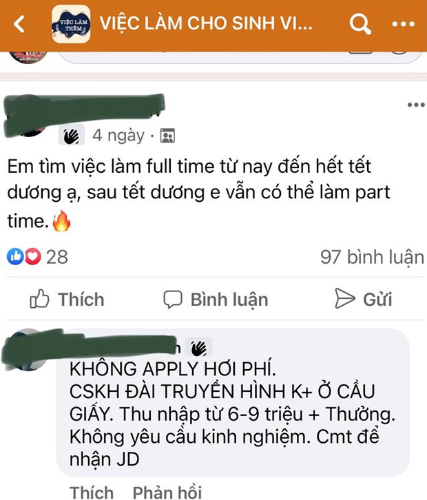  Kiếm tiền tiêu Tết, sinh viên tránh sập bẫy làm thêm - Ảnh 1.