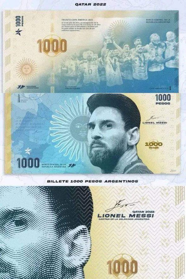 Ngân hàng trung ương Argentina đùa giỡn với kế hoạch in tiền Messi - Ảnh 2.