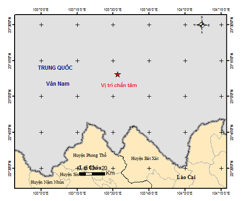 Động đất gần biên giới Việt - Trung - Ảnh 1.