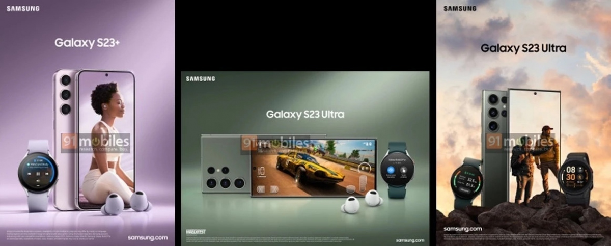 Rò rỉ hình ảnh quảng cáo của Galaxy S23 Ultra, Galaxy S23+ - Ảnh 2.