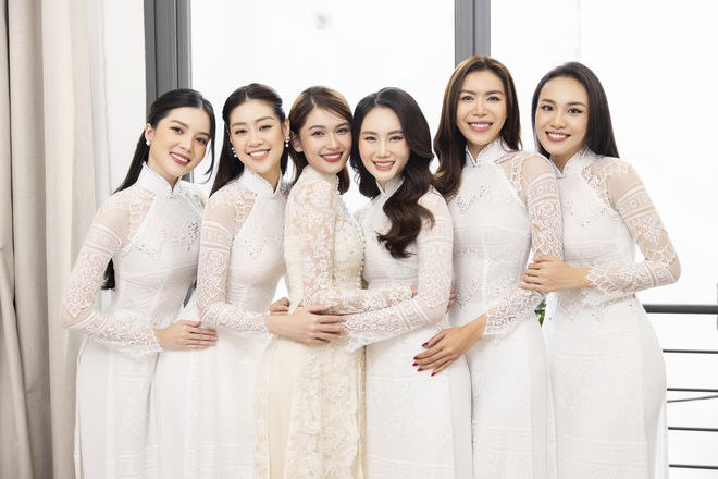 Lễ vu quy Á hậu Thùy Dung: Visual cô dâu chú rể 10 điểm, dàn bê tráp toàn mỹ nhân đình đám - Ảnh 4.
