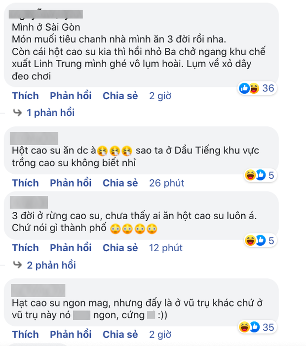 Đăng ảnh hạt cao su rồi khẳng định dân thành phố làm gì biết món này, thanh niên khiến dân mạng sốc nặng: Ủa, ăn được hả? - Ảnh 2.